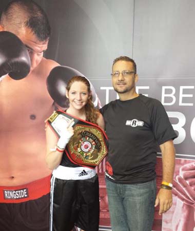 Amateur Female Boxer Anna Crutchfield Brings Home a Ringside World Belt!