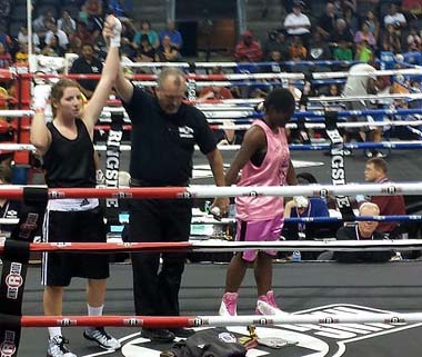 Amateur Female Boxer Anna Crutchfield Brings Home a Ringside World Belt!