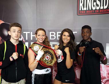 Amateur Female Boxer Anna Crutchfield Brings Home a Ringside World Belt! picture
